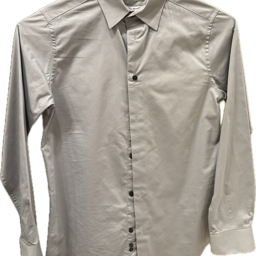 Calvin Klein Kids Gray Button Down Shirt